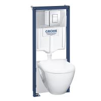 Инсталляция для подвесного унитаза с унитазом и крышкой GROHE Solido, 1,13 м (39468000)