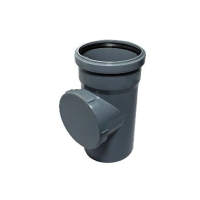 Ревизия канализационная КОНТУР СТАНДАРТ D110 (серый)110x50