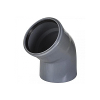 Полуотвод канализационный КОНТУР УЮТ (серый)