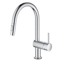 Смеситель для кухонной мойки GROHE Minta Touch сенсорный с вытяжным душем, хром (31358002)