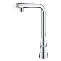 Смеситель для кухонной мойки GROHE Zedra SmartControl с вытяжным изливом, хром (31593002)