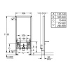 Инсталляция для биде, GROHE Rapid SL, монтажная высота 1,13 м, (38553001)