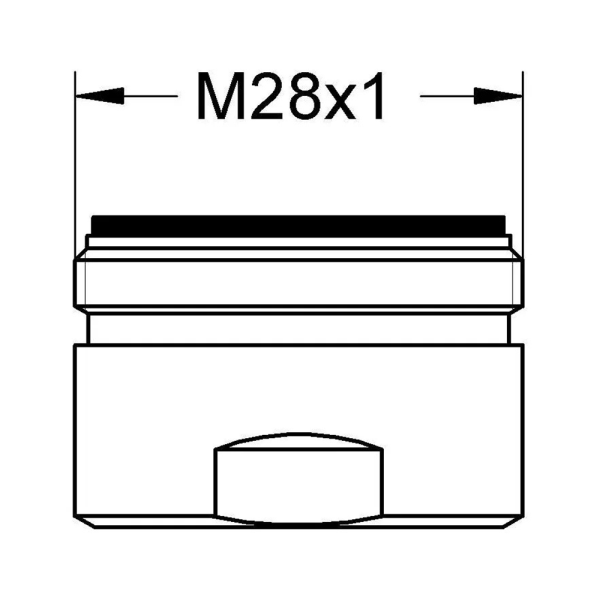 Аэратор Grohe с наружной резьбой M 28x1