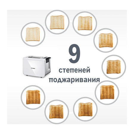 Тостер Bosch Styline 