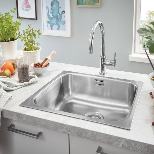 Мойка GROHE K200 60-S с одной чашей, нержавеющая сталь (31719SD0)