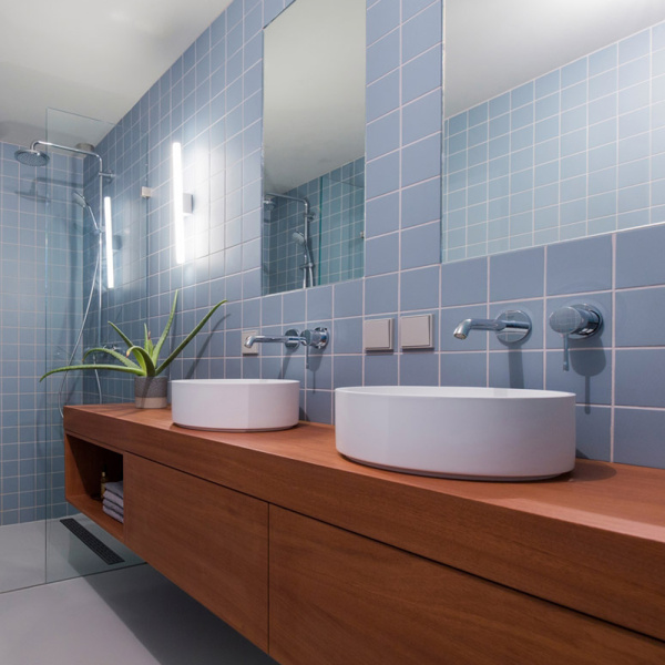 Внешняя часть смесителя для раковины GROHE Essence на 2 отверстия, M-Size, темный графит матовый (19408AL1)