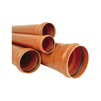 Труба канализационная КОНТУР 110x3.4x500 (оранж.)
