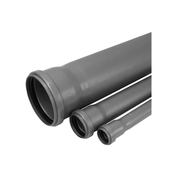 Труба канализационная КОНТУР СТАНДАРТ D50x1,8 (серый)