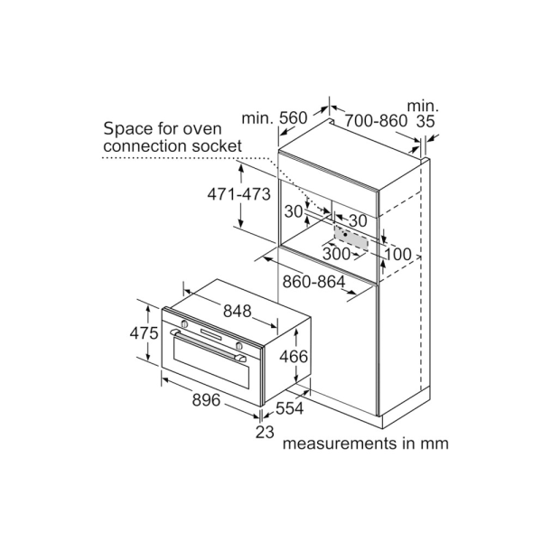 Встраиваемый духовой шкаф Bosch 