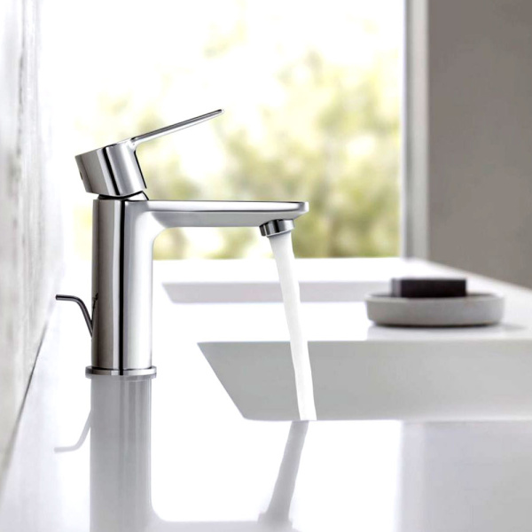 Смеситель для раковины GROHE Lineare с донным клапаном, XS-Size, хром (32109001)