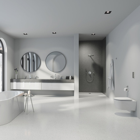 Унитаз GROHE Essence подвесной, с покрытием PureGuard, альпин-белый (3957100H)