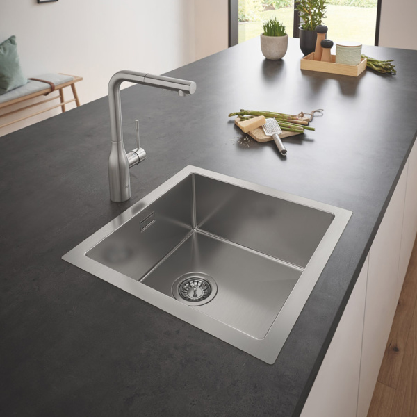 Мойка, GROHE K700, нержавеющая сталь, (31578SD1)