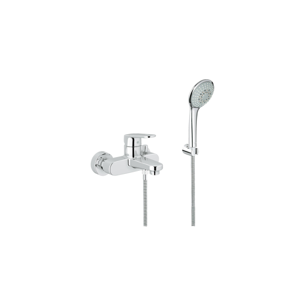 Смеситель для ванны GROHE Europlus с душевым гарнитуром, хром