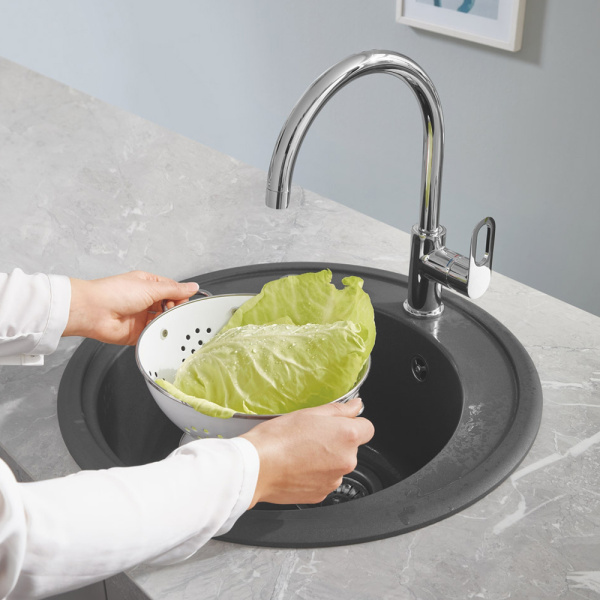 Мойка GROHE K200 с одной чашей, серый гранит (31656AT0)