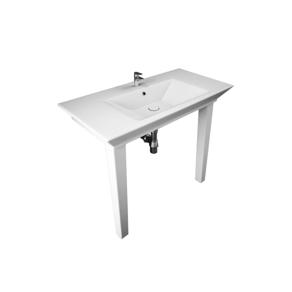 Раковина с 2-ножками RAK Ceramics OPULENCE 100cmOP101AWHA