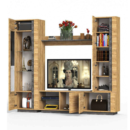 Гостиная шкаф-витрина Арчи