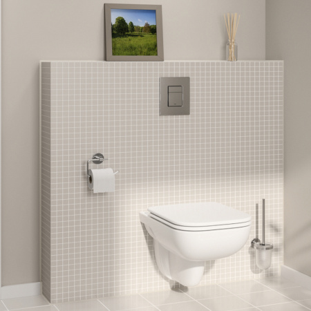 Унитаз подвесной безободковый GROHE Bau Edge (39809000)