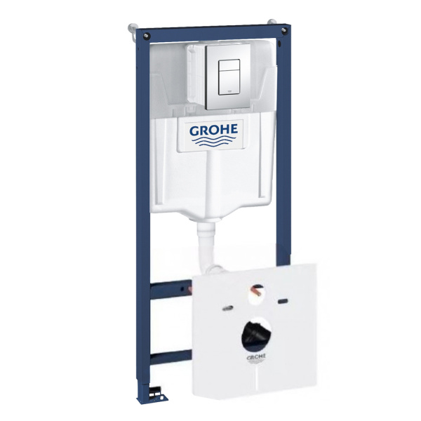 Инсталляция для подвесного унитаза с унитазом и крышкой GROHE Solido, 1,13 м (39468000)