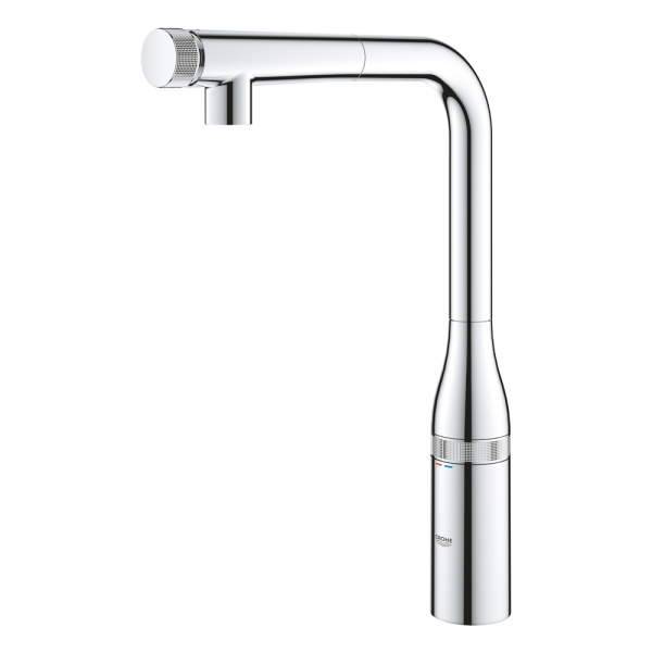 Смеситель для кухонной мойки GROHE Essence SmartControl с вытяжным изливом, хром (31615000)