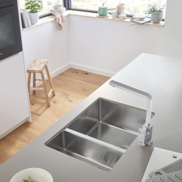 Мойка GROHE K700U 80-S 76/45 1.5 lh Undermount, нержавеющая сталь (31575SD1)