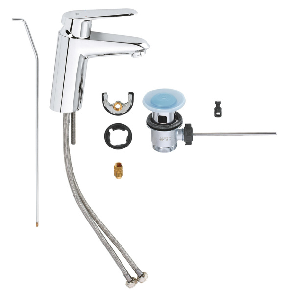 Смеситель для раковины GROHE Eurodisc Cosmopolitan, S-Size, хром (33190002)