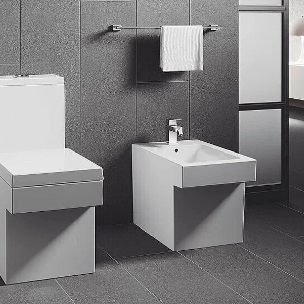 Смеситель для биде GROHE Eurocube с донным клапаном, хром (23138000)