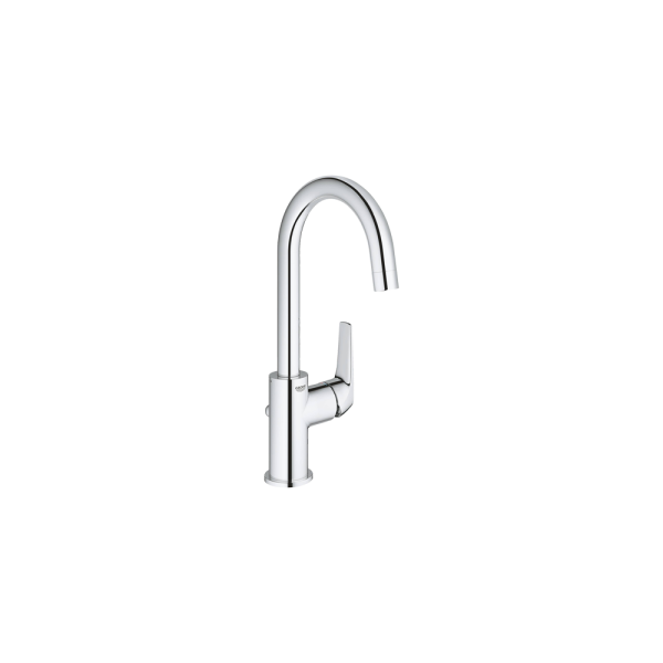 Смеситель для раковины GROHE BauFlow с донным клапаном, L-Size, хром