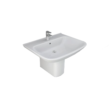 Раковина с полупьедесталом RAK Ceramics ORIGINCY0103AWHA