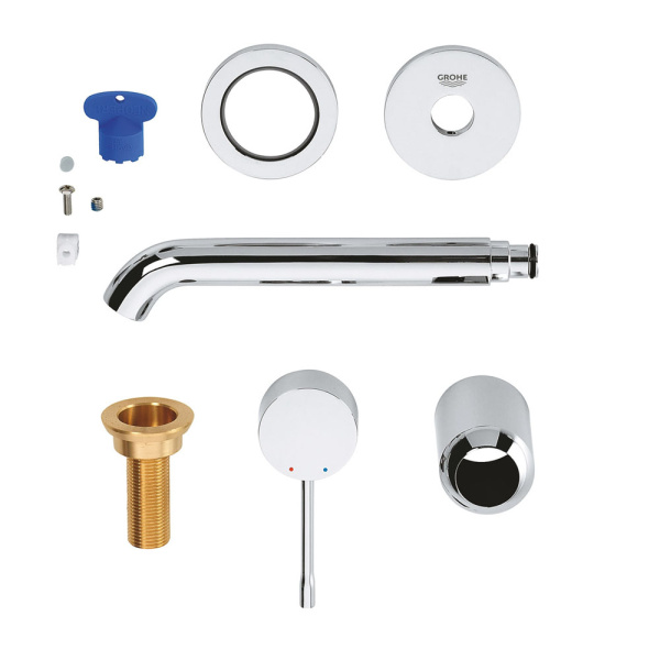 Внешняя часть смесителя для раковины GROHE Essence на 2 отверстия, M-Size, хром (19408001)