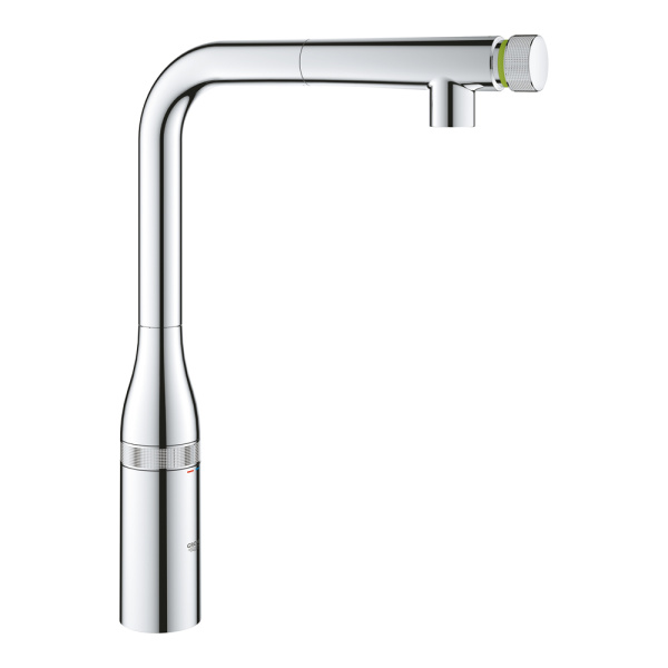 Смеситель для кухонной мойки GROHE Essence SmartControl с вытяжным изливом, хром (31615000)