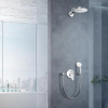 Набор для душа, GROHE Eurosmart Cosmopolitan, с верхним душем Tempesta 210, хром, (25219001)