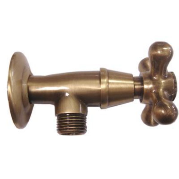 Отсекающий кран для стиральной машины   ,  хозяйственный, подсоединение g1/2”x1/2”  Fiore 14CR0302/26CR0327/26OO0327/26ZZ0327