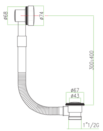 Cифон для ванны Fiore 30047400