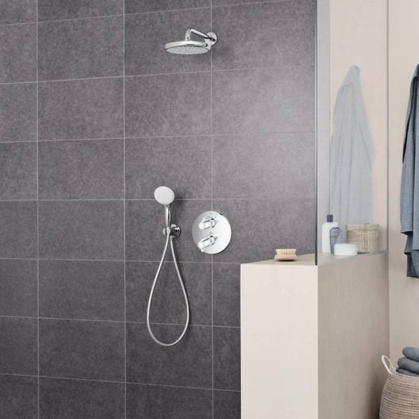 Набор для комплектации душа, с Tempesta 210, GROHE Grohtherm, хром, (34727000)