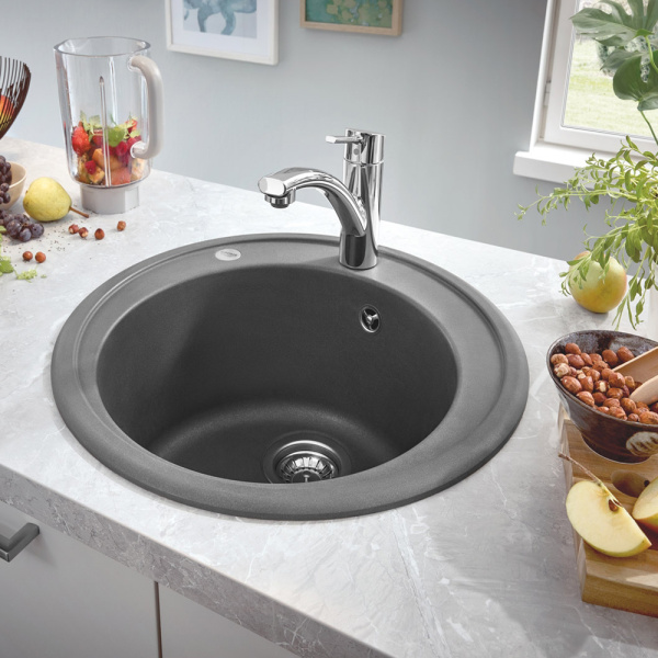 Мойка GROHE K200 с одной чашей, серый гранит (31656AT0)