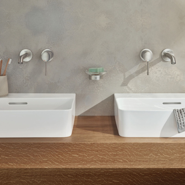 Внешняя часть смесителя для раковины GROHE Essence на 2 отверстия, M-Size, хром (19408001)