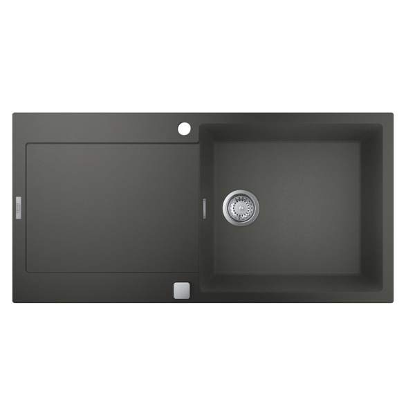 Мойка GROHE K500 с одной чашей, 1000 x 500 мм, серый гранит (31645AT0)