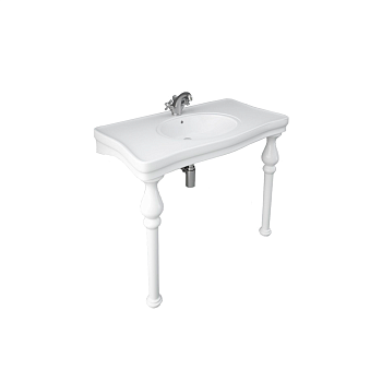 Раковина с 2-ножками RAK Ceramics WASHINGTION 84cm