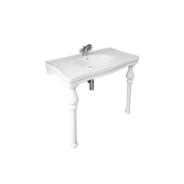 Раковина с 2-ножками RAK Ceramics WASHINGTION 84cm