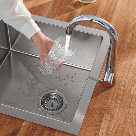 Смеситель однорычажный для мойки Grohe Concetto, хром