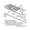 Газовая варочная панель Bosch 